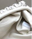 Сумка Bottega Veneta The Pouch White Woven Clutch